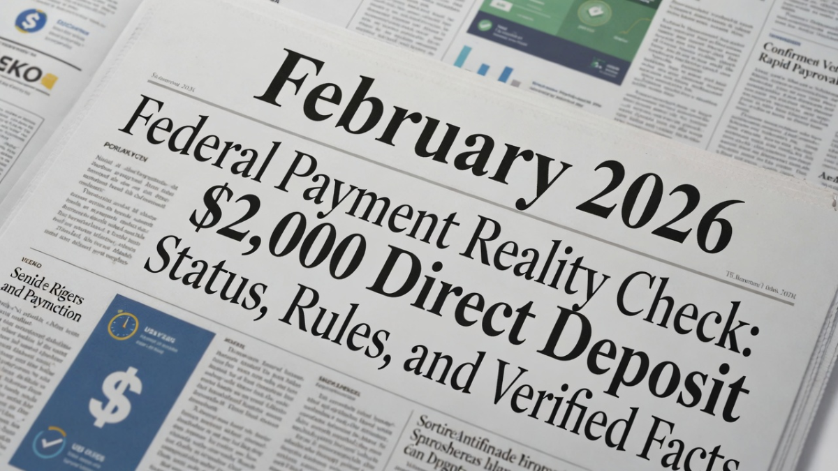 $2000 federal deposit February 2026